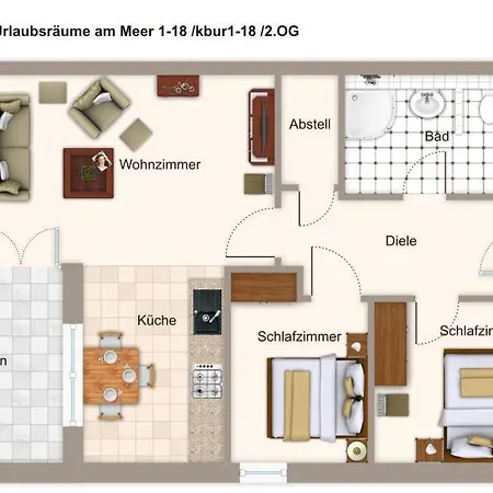 Apartman Urlaubsraeume Am Urlaubsraeume Am 1-18 *